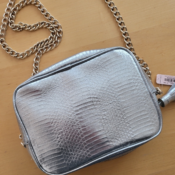 Victoria's Secret Silver Snakeskin Purse - Picture 5 of 8